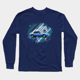 Blue 88 Fox Body Mustang Long Sleeve T-Shirt